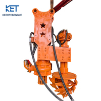 Pompe submersible hydraulique haute pression pour aspiration de sable et de boues, idéale pour le dragage de boues minières sans électricité