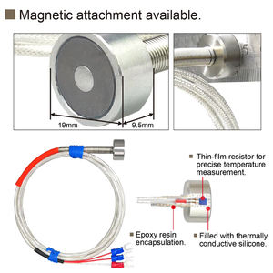 Sensor de Temperatura Magnético de Acero Inoxidable con Termopar Tipo K por Adsorción - Product Image 3