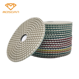 Discos de Pulido de Diamante de 125 mm, Color Beige, para Pulir Mármol, Hormigón y Piedra Caliza - Product Image 5