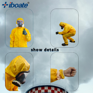 Iboate Fiable Preparación química de baja toxicidad Protección contra el polvo radiactivo <span class=keywords><strong>nuclear</strong></span> Overol Ropa DE SEGURIDAD <span class=keywords><strong>Traje</strong></span> - Product Image 2