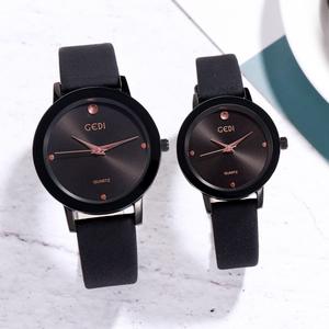 New <b>couple</b> <b>watches</b> simple and stylish leather strap waterproof quartz women's <b>watch</b> - Product Image 2