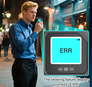 Новый Алкотестер ручной детектор выдувного типа S + профессиональный алкотестер - Product Image 6