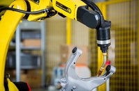 Nouveau robot de soudage à arc FANUC ARC Mate 100iD à 6 axes, charge utile de 12 kg, portée de 1441 mm, moteur compact, cellule de soudage R-30iB Plus