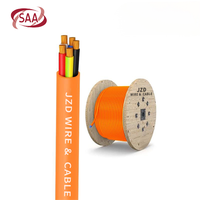 Fabricantes de paneles de alimentación Cable de elastómero trenzado de cobre puro con aislamiento de X-hf-110 35mm 50mm 70mm 95mm2 Cable de un solo núcleo