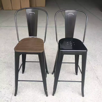 Tabouret de Bar en métal, dossier haut, soudage, fabriqué en usine, offre spéciale,