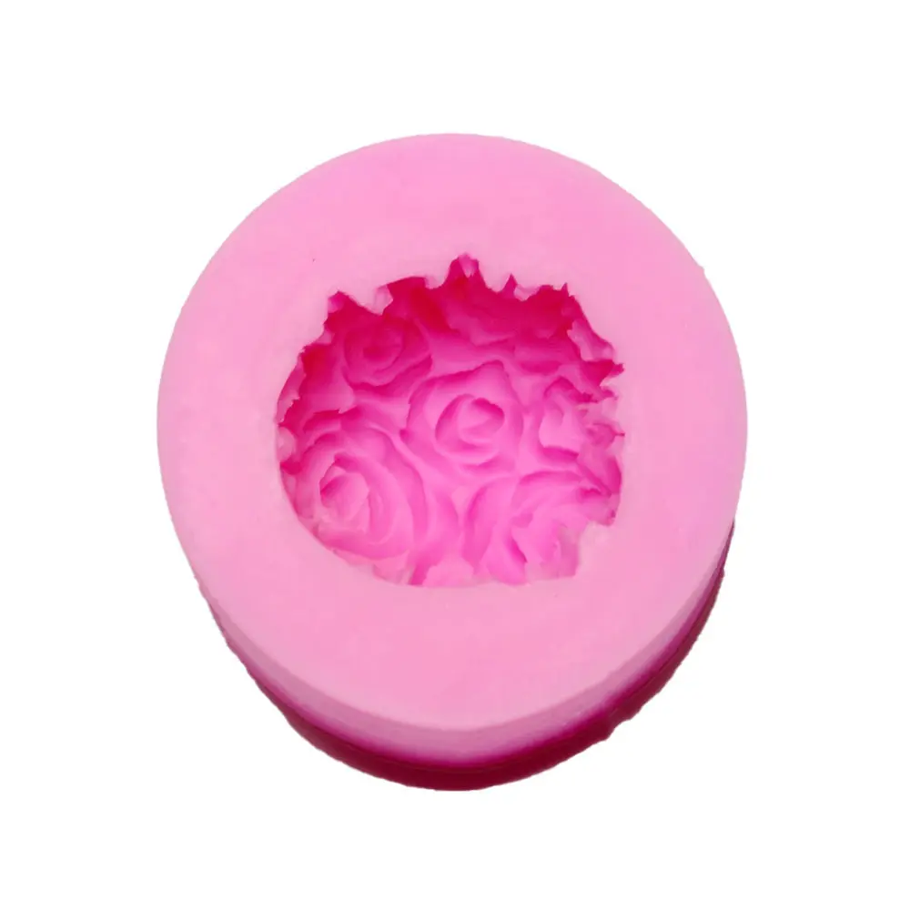 2023 hot selling Wholesale Hot Style 3d Round Silicone Flower Ball Shape Baking Molds Silicone Cake Mold