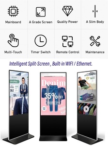 ZDHQ 2025 Nuovo Totem Pubblicitario Verticale da Pavimento da 50 Pollici con Schermo Touch Android per Negozi <span class=keywords><strong>e</strong></span> Ospedali - Product Image 5