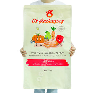 אריזת מזון לחיות מחמד (כלבים וחתולים) מפלסטיק איכותי בהתאמה אישית, במשקלים 1 ק\\\"ג, 5 ק\\\"ג, 10 ק\\\"ג ו-20 ק\\\"ג, עם סגירת רוכסן. - Product Image 4