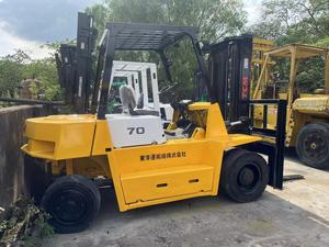 Montacargas Diésel TCM 7T FD160 de Alta Calidad, 16 Toneladas, Usado en Japón, Venta Caliente, Motor Original de Shanghái, Buen Estado, Bomba de Caja de Cambios - Product Image 4