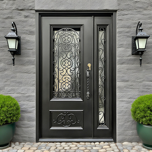 Porte d'entrée en fer forgé <span class=keywords><strong>de</strong></span> style ferme pour écuries et fermes équestres - Product Image 2