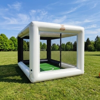 Terrain de football gonflable personnalisé OEM ODM avec logo sur mesure pour divertissement commercial
