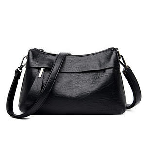 Nouveau sac à bandoulière pour femme en cuir PU souple de style bohème été/hiver avec fermeture à glissière - Product Image 2