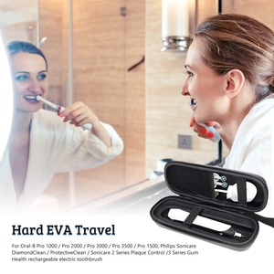 Estuche rígido de EVA con diseño personalizado para <span class=keywords><strong>Oral</strong></span>-<span class=keywords><strong>B</strong></span> <span class=keywords><strong>Pro</strong></span> 1000, accesorios electrónicos recargables para cepillos de dientes, bolsa de viaje - Product Image 5