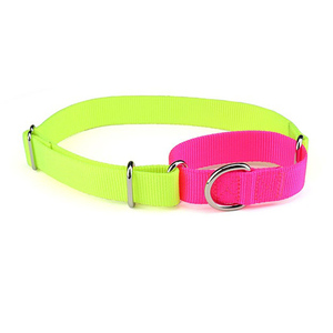 <span class=keywords><strong>Collar</strong></span> de entrenamiento de nailon reflectante duradero sin estrangulamiento ajustable de seguridad para mascotas Martingale de nailon para perros pequeños, medianos y grandes - Product Image 4