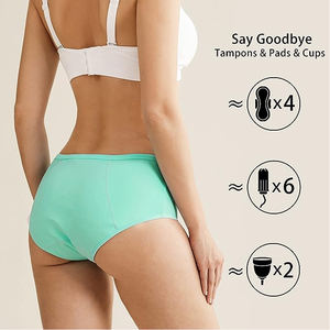 Özelleştirmek logosu OEKO-TEX sızdırmaz 50ml emicilik yetişkin genç kadın pamuk dönemi adet iç çamaşırı - Product Image 3