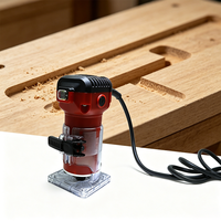 Fresadora Eléctrica de Alta Calidad y Gran Resistencia, Herramienta Eléctrica de Funcionamiento Estable, Ampliamente Utilizada en la Fabricación de Gabinetes y el Procesamiento de Patrones de Madera