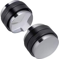 Mini-tamper à café professionnel pour usage domestique avec distributeur à 2 têtes, logo personnalisé, machine portable en métal, style moderne