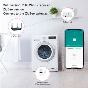 ZigBee Wifi su kaçağı sensörü Tuya su kaçak sensörü akıllı su kaçağı dedektörü - Product Image 4