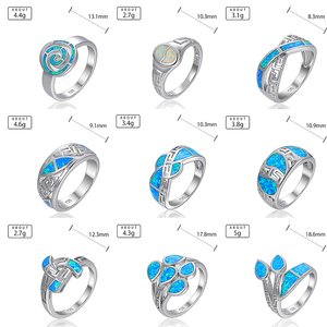 थिना-युग 925 स्टर्लिंग सिल्वर ओपल छल्ले: प्रीमियम गुणवत्ता, ओरिवंशज और देवी-स्तरीय ज्ञान-प्रभावित लालित्य - Product Image 2