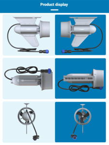 Moteur hors-bord électrique IFUNGOO Y03 + batterie de secours portable B2, bateau pneumatique électrique, petit moteur avec hélice de 18,4 lb - Product Image 3