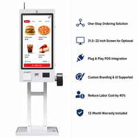 Kiosco de Autoservicio con Pantalla Táctil, Impresora de Recibos, NFC, OEM, ODM, Solución Integral de Pedidos, CE, FCC, Soporte de Piso y Montaje en Pared