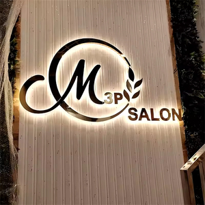 Lettres en relief LED rétroéclairées modernes, enseignes en acrylique 3D pour les bureaux, les bâtiments commerciaux et la publicité dans les centres commerciaux - Product Image 2