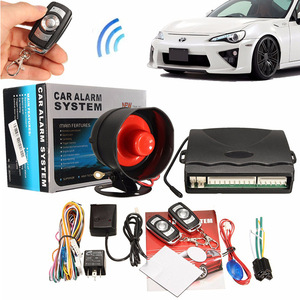 Sistema de alarma para coche de 433MHz unidireccional universal con control remoto y sirena para protección y seguridad del vehículo - Product Image 1