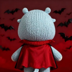 Kiva Birus Não Rìu Đáng Yêu Handmade Dệt Kim Búp Bê-Polyester Chất Liệu Động Vật & Chủ Đề Thiên Nhiên Hoàn Hảo Halloween Quà Tặng - Product Image 3