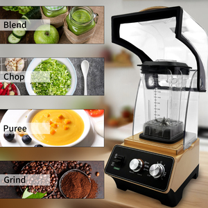 Frullatore Elettrico Professionale Lexical per Uso Intensivo, 5 Velocità con Controllo a Manopola, Caraffa Infrangibile da 2L, Silenzioso, per Uso Domestico e Alberghiero in Cucina - Product Image 3