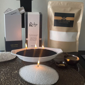 <strong>Refillable</strong> Pearled <strong>Candle</strong> Sand Wax Non Toxic Sand <strong>Candle</strong> Wax Plant Based Sand Wax <strong>Candles</strong> for Wedding Decoration - Product Image 4