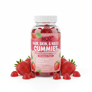 Suplemen Rambut Kulit Kuku Rasa Stroberi Permen Jeli Biotin C E Kecantikan Kesehatan Imun Pencernaan Energi Wanita |   Langsung dari Pabrik - Product Image 1