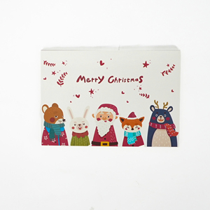<span class=keywords><strong>Tarjeta</strong></span> de felicitación navideña roja y blanca, tarjetas navideñas perfectas para saludar, ambiente festivo, <span class=keywords><strong>tarjeta</strong></span> navideña de invierno para familiares y amigos - Product Image 2