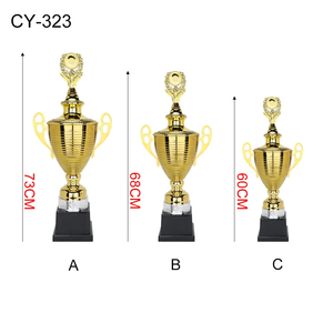 DEMO haut de gamme événement sportif Souvenir grand or argent métal trophée récompense coupe européenne haut jeu de football trophée Champions Cup - Product Image 3