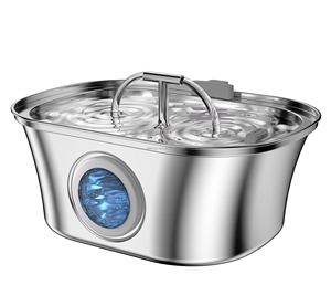 Fuente <span class=keywords><strong>de</strong></span> <span class=keywords><strong>Agua</strong></span> para Perros y Gatos <span class=keywords><strong>de</strong></span> Acero Inoxidable, Ganadora del Premio a la Innovación Veken, con Filtros <span class=keywords><strong>de</strong></span> Repuesto y Tapete <span class=keywords><strong>de</strong></span> Silicona - Product Image 5