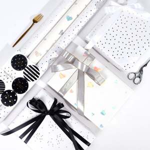 High Quality Wholesale 80g <b>Christmas</b> Art <b>Paper</b> Tissue 43*300cm Gift <b>Luxury</b> Custom Birthday Packaging <b>Wrapping</b> <b>Paper</b> Roll - Product Image 3