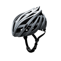 Casque de vélo gris clair moulé intégralement, compatible OEM/ODM, pour la ville, la route et le VTT, réglable