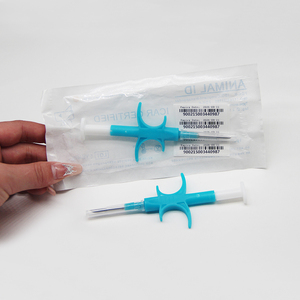 Micro-puce RFID FDX-B pour animaux de compagnie, puce implantable en tube de verre, puce en verre ISO pour chats, chiens, animaux domestiques, furets - Product Image 1