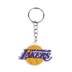 Nuovi Arrivi Portachiavi a Forma Personalizzata in Gomma PVC 2D Squadra di Basket Anello Portachiavi in Plastica Ingrosso Fabbrica Vendita Promozionale - Product Image 2