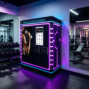 Protein Machine Vending Maker Gym Protein Shakes Compact Unit With Mechanical Arm Instant Cartridges 12×4.0L Powder Canisters - Product Image 1