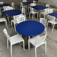 Acryl-Massivoberflächen Moderne Esstischplatten Günstige Restauranttische und -stühle für den Heimgebrauch