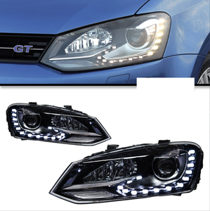 Feux avant pour VW Polo GTI, état neuf. Ensemble de phares, phares xénon, feux de jour, phares LED. - Product Image 4