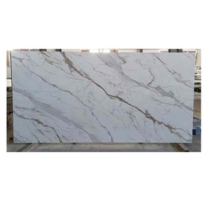Sản xuất Úc thiết kế Zero 0 silica miễn phí đá cẩm thạch Bianco Carrara kết tinh thạch anh đá tấm - Product Image 2