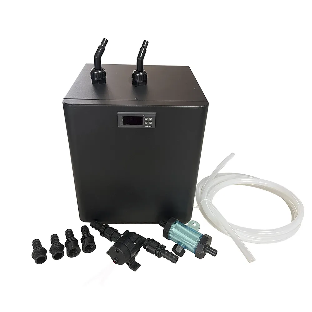 1/3 HP refrigeratore d'acqua refrigeratore d'acqua con filtro e pompa raffreddare fino a 40F per capacità di acqua inferiore a 300L per PAUL