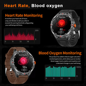Reloj Inteligente V45 Negro Naranja Marrón, Pantalla IPS de 360*360, Monitor de Actividad Física, Responde Llamadas, Banda <span class=keywords><strong>H</strong></span>, 1020mAh, IP68 Resistente al Agua, Relojes para Adultos - Product Image 3