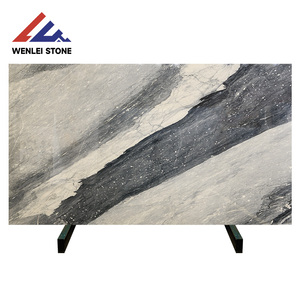 Losa de Mármol Blanco Panda de Lujo Wenlei Stone para Sala de Estar, Pared de <span class=keywords><strong>TV</strong></span>, Cocina y Comedor, Impermeable y Ecológica - Product Image 2