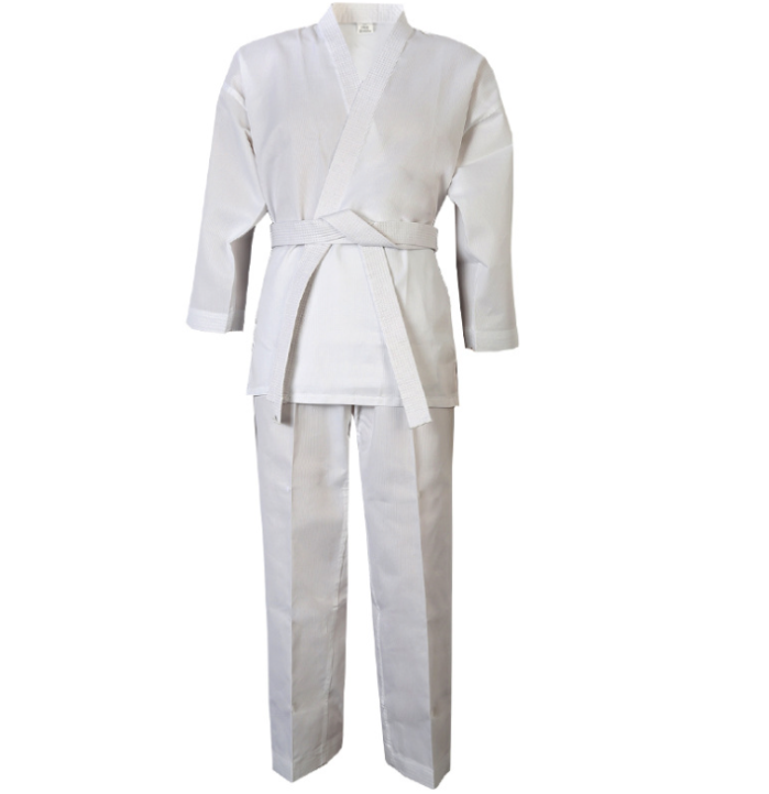 Новинка, оптовая продажа, униформа из органического хлопка на заказ, белая униформа для карате Kyokushin