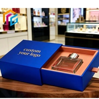 Boîtes de parfum personnalisées avec logo de luxe, blanches, 30 ml, 50 ml, 100 ml, avec tiroir magnétique, emballage cadeau en papier cosmétique