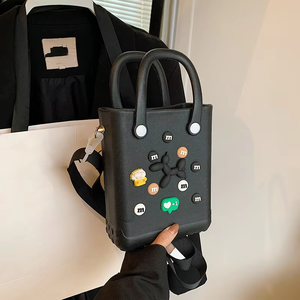 2025 estilo Vintage <span class=keywords><strong>EVA</strong></span> bolso de mano Venta caliente pequeño Almacenamiento de playa DIY encantos gran capacidad mujeres niños mochila bolsos - Product Image 5