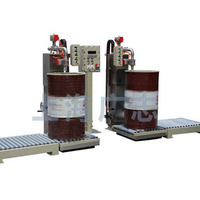 Ligne de remplissage entièrement automatique antidéflagrante pour fûts en acier de bitume de 150L, 200L, 210L