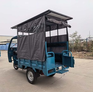 Tricycle Électrique Semi-fermé pour Passagers, Keke Électrique pour <span class=keywords><strong>le</strong></span> Transport de Marchandises et de Personnes avec Panneaux Solaires - Product Image 5